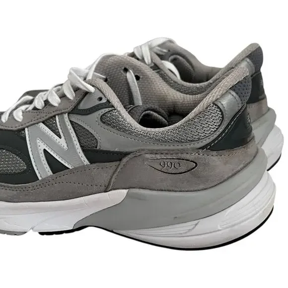 New Balance 990v6 Sneakers In Castlerock Gray Men Size 9.5 4E - Picture 6 of 14